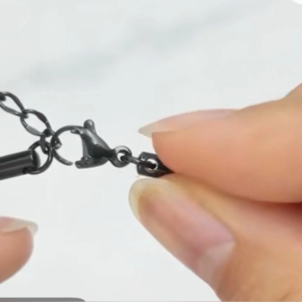 Minimalist Black Franco‎ Snake Chain Jewelry Bracelet, 7-9”